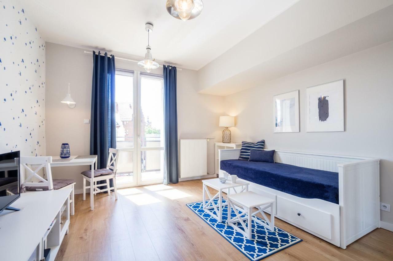 Blue Apartament Gdansk Bagian luar foto